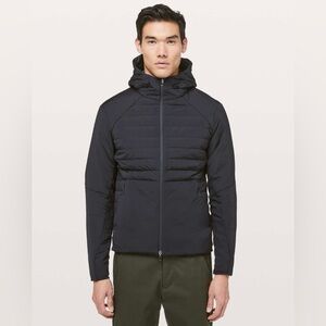 Lululemon Down For It All Jacket Black Hooded 700-Fill Goose Down Men’s